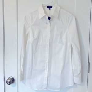 The Limited white button down shirt. Size XS petite.